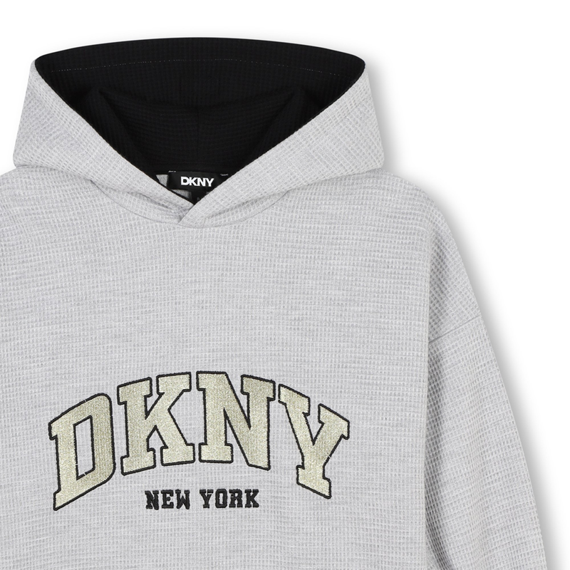 Logo dress with hood DKNY 
                        GIRL