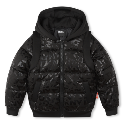 Hooded puffer jacket DKNY UNISEX