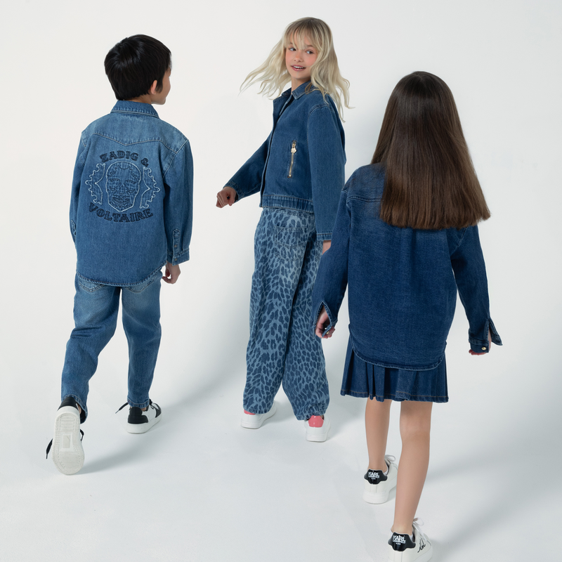 Denim jacket KENZO KIDS 
                        GIRL