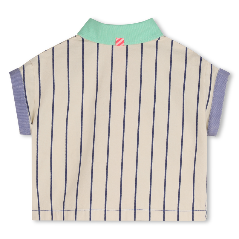 STRIPED SHORT-SLEEVED SHIRT BILLIEBLUSH 
                        GIRL