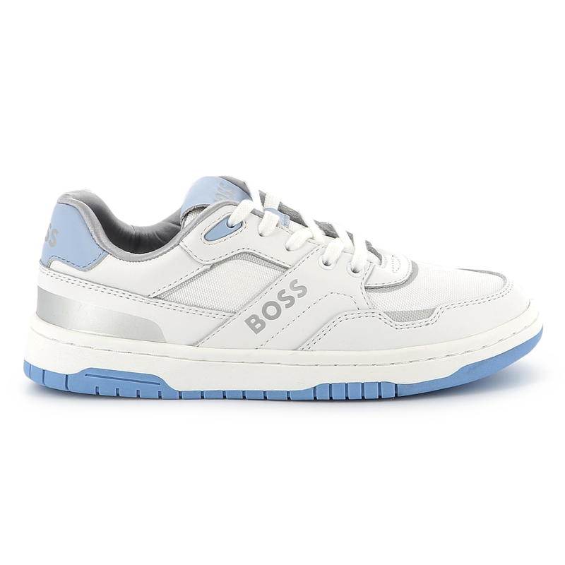 Lace-up dual-fabric trainers BOSS 
                    GIRL