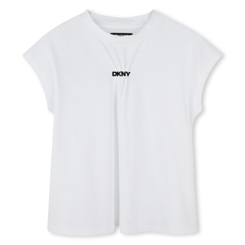 Loose-cut cotton T-shirt DKNY 
                        GIRL
