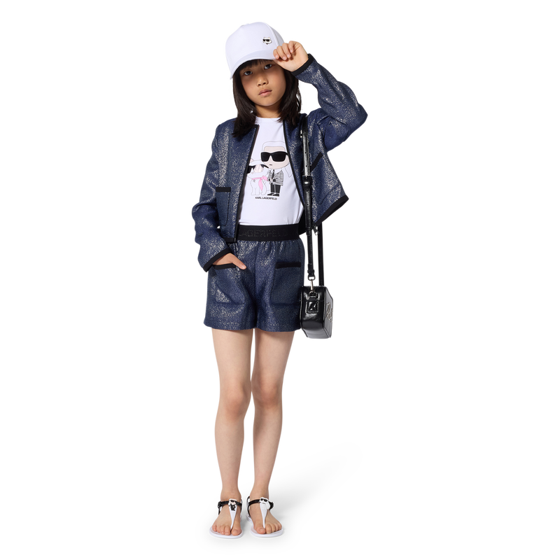 SHORT SLEEVE T-SHIRT KARL LAGERFELD KIDS 
                        GIRL