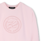 Printed maxi sweatshirt KARL LAGERFELD KIDS 
                    GIRL