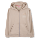 Jogger cardigan, STONE, hi-res