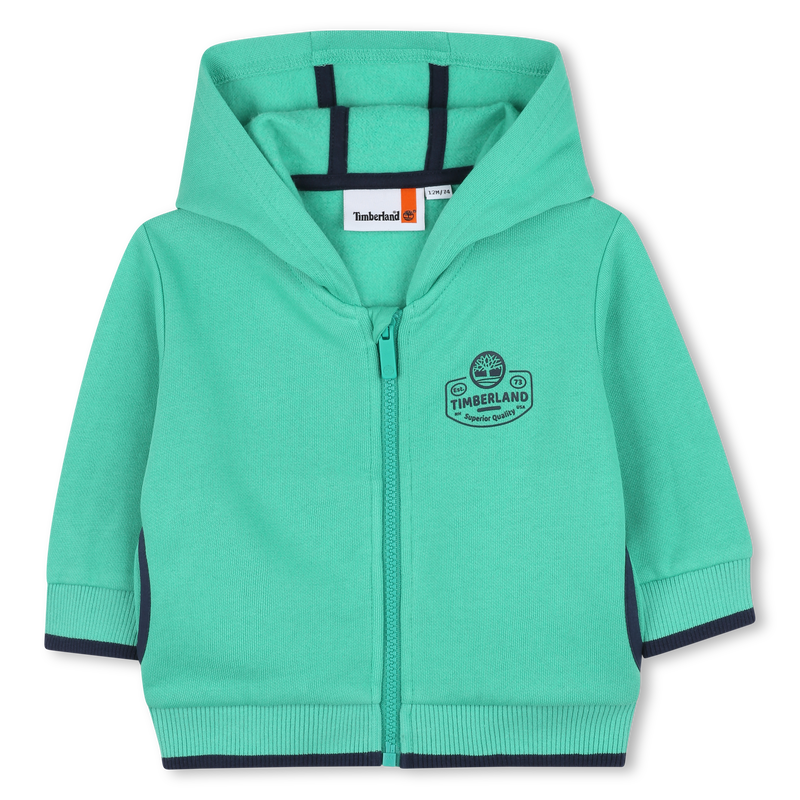 Hooded jogging cardigan TIMBERLAND 
                        BOY