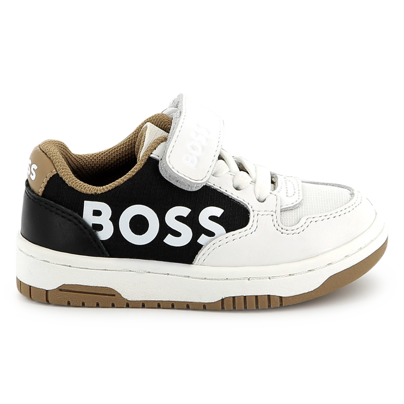 Leather lace-up trainers BOSS 
                        BOY