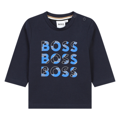 Cotton multi-logo T-shirt BOSS BOY