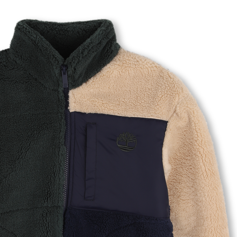 Fluffy fleece cardigan TIMBERLAND 
                        BOY