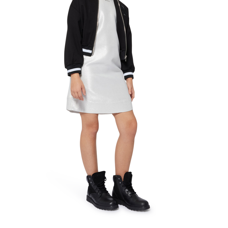 Striped embroidered cardigan BOSS 
                        GIRL