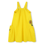 Fleece dress with embroideries KENZO KIDS 
                    GIRL