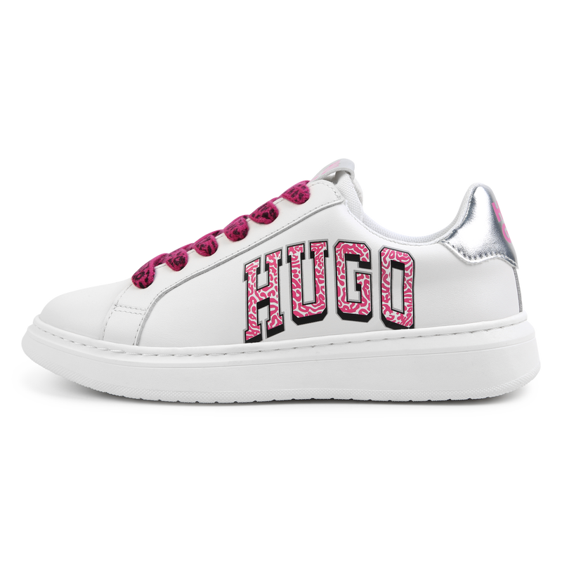 Printed lace-up trainers HUGO 
                        GIRL