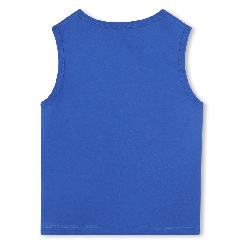 Cotton tank with logo KENZO KIDS 
                        BOY