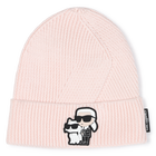 Knitted beanie KARL LAGERFELD KIDS 
                    GIRL