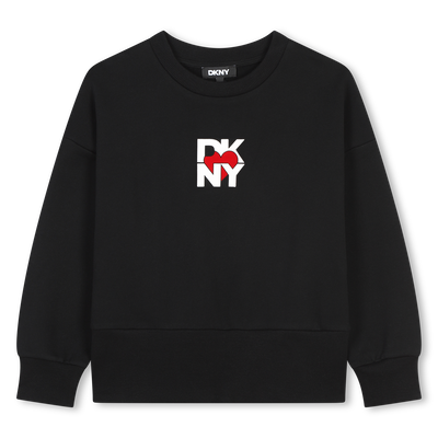 Fleece sweatshirt DKNY GIRL