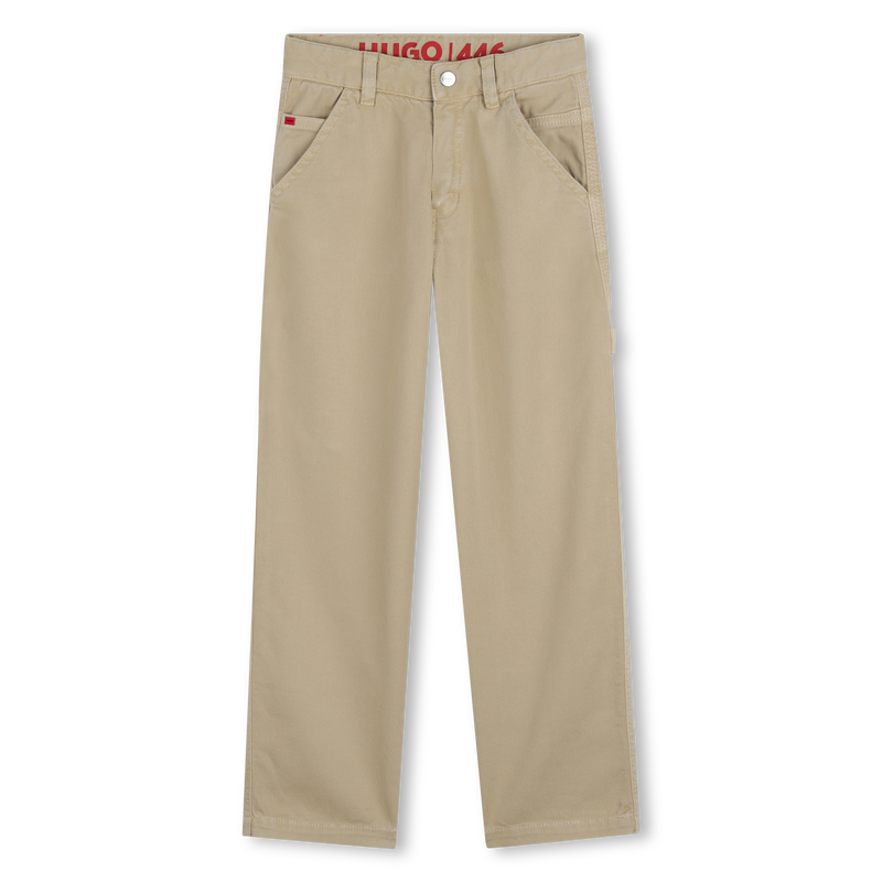TROUSERS WITH TOPSTITCHING HUGO 
                        BOY