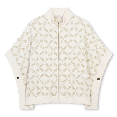 Zip-up knitted cape MICHAEL KORS GIRL