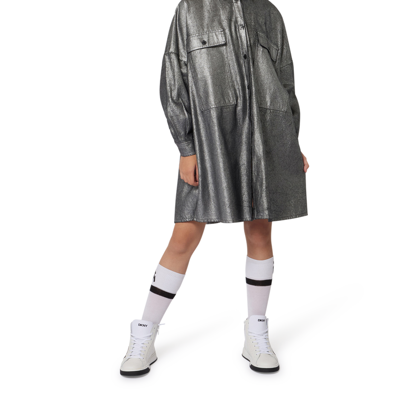 Knitted hat with turn-up cuff DKNY 
                        GIRL