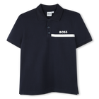 Short sleeve polo, NAVY, hi-res