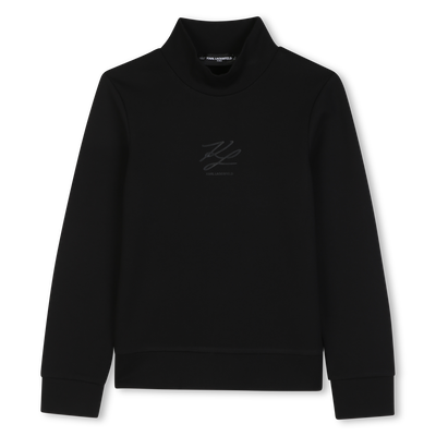 Long sleeve t-shirt KARL LAGERFELD KIDS GIRL