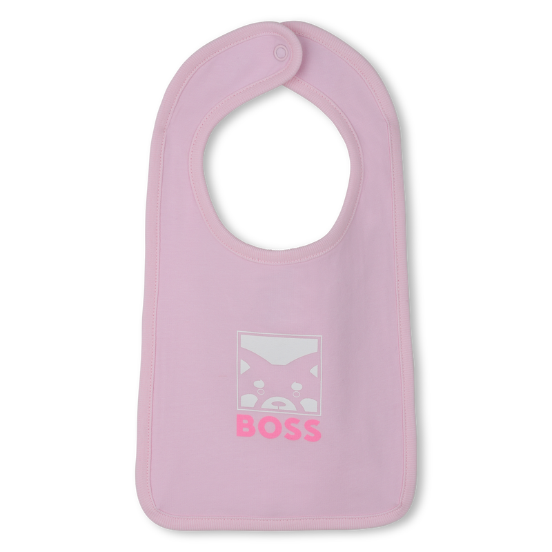 PAJAMA SET + BIB + BEANIE BOSS 
                        GIRL