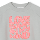 Fleece sweatshirt BILLIEBLUSH 
                    GIRL