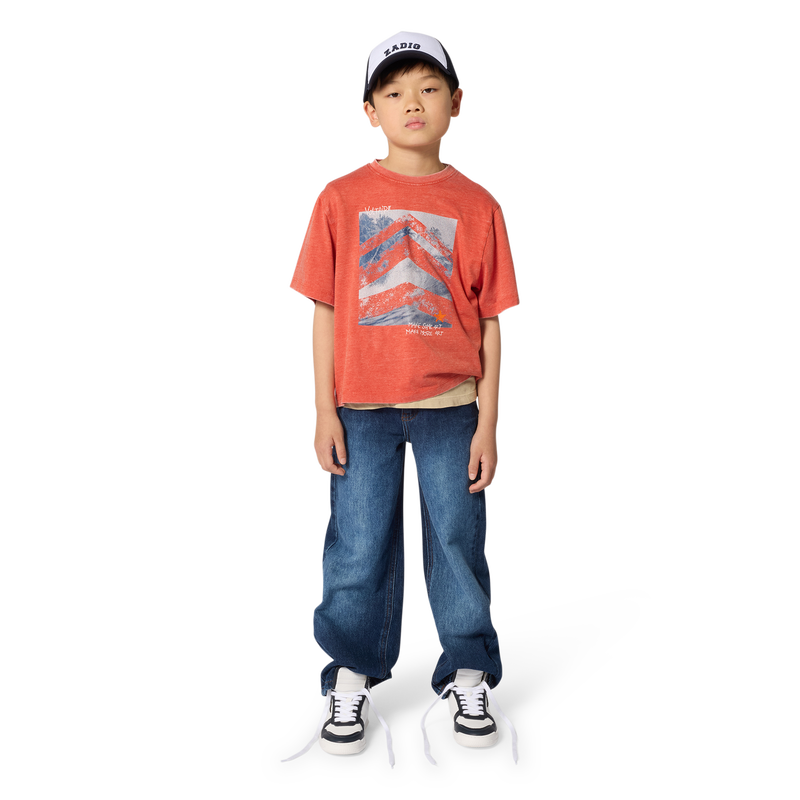 SHORT-SLEEVED T-SHIRT ZADIG & VOLTAIRE 
                        BOY