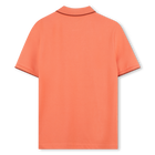 Plain cotton piqu&eacute; polo shirt BOSS 
                    BOY