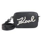 Handbag, grained and smooth coated textile KARL LAGERFELD KIDS 
                    GIRL