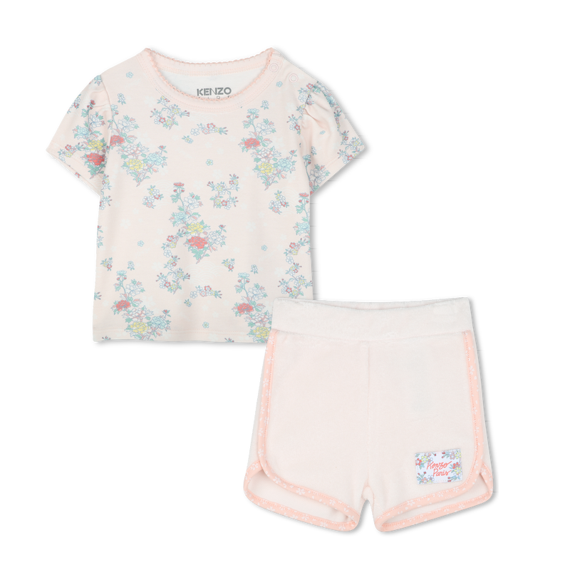 Shorts and T-shirt set KENZO KIDS 
                        GIRL