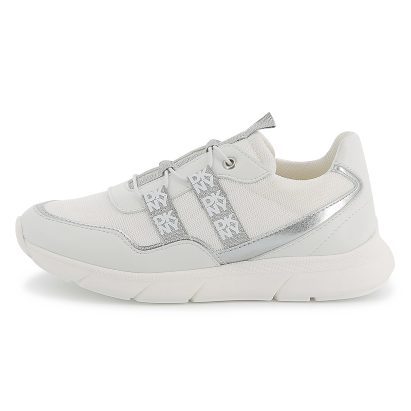 Two-material lace-up trainers DKNY 
                        GIRL
