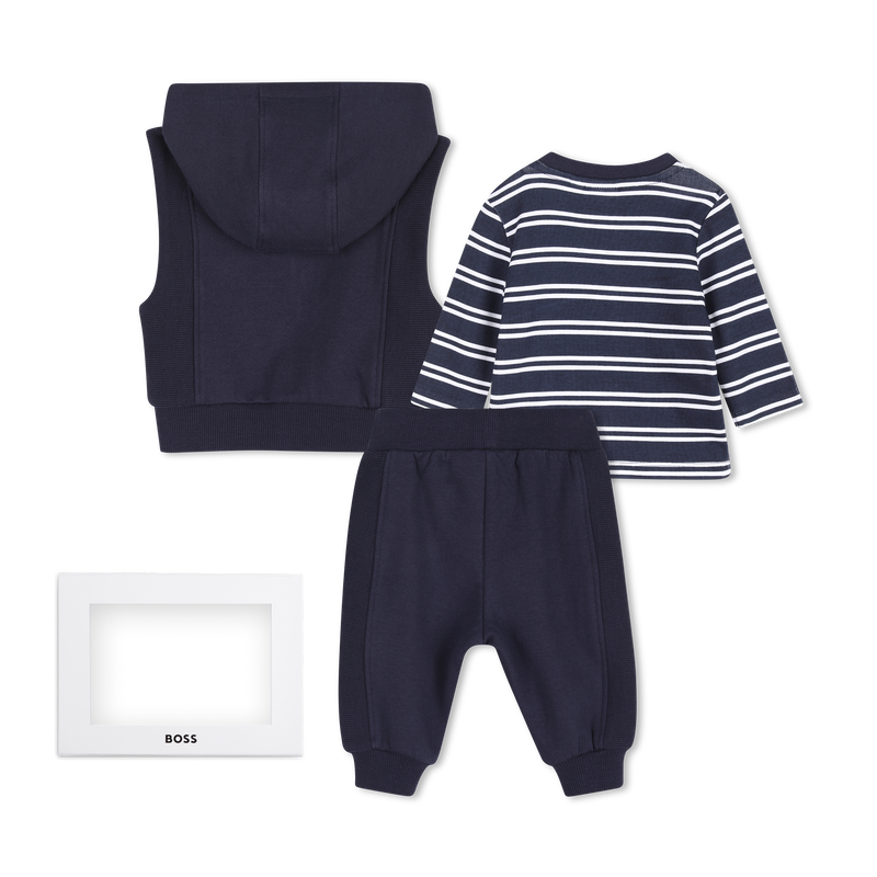 Pants, cardigan, and t-shirt set BOSS 
                        BOY