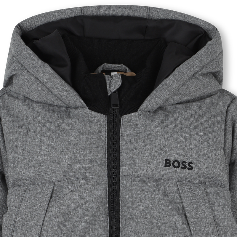 Hooded down jacket BOSS 
                        BOY