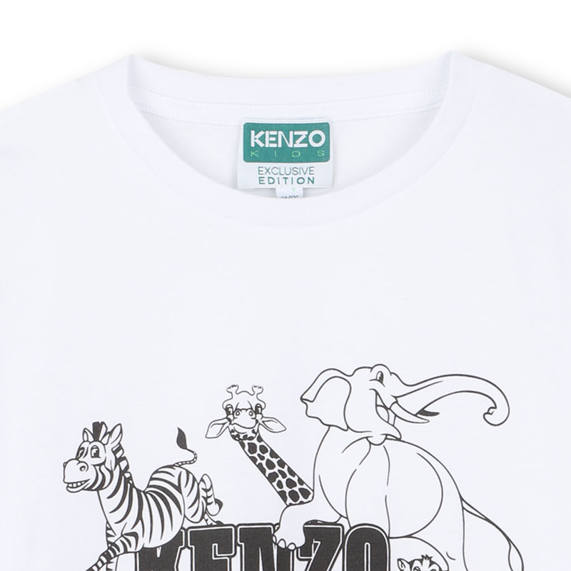 Short-sleeved cotton T-shirt KENZO KIDS 
                        BOY