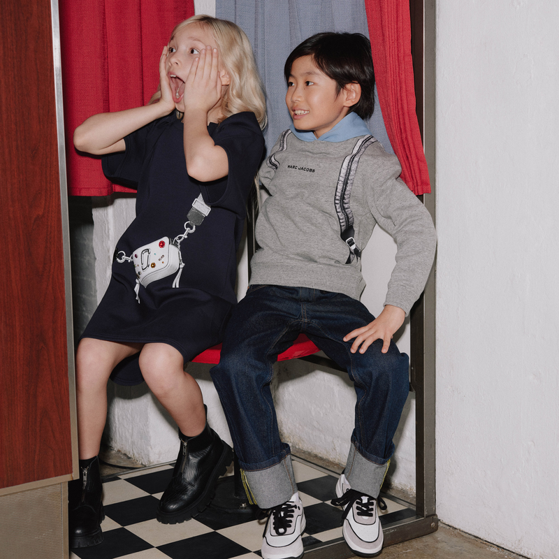 Dress with balloon sleeves MARC JACOBS 
                        GIRL