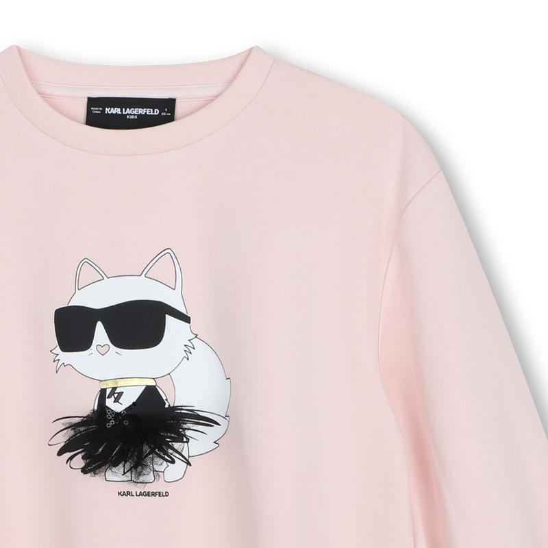 Sweatshirt KARL LAGERFELD KIDS 
                        GIRL