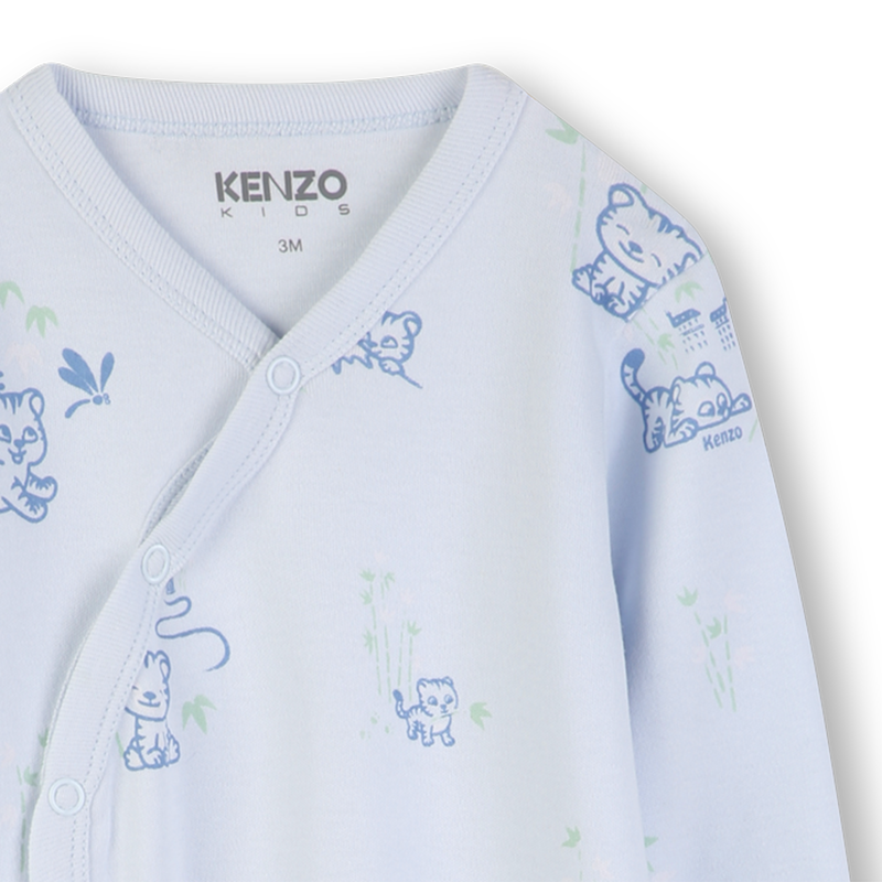 PAJAMA, HAT AND BIB SET KENZO KIDS 
                        BOY