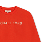 Glittery sweatshirt MICHAEL KORS 
                    GIRL