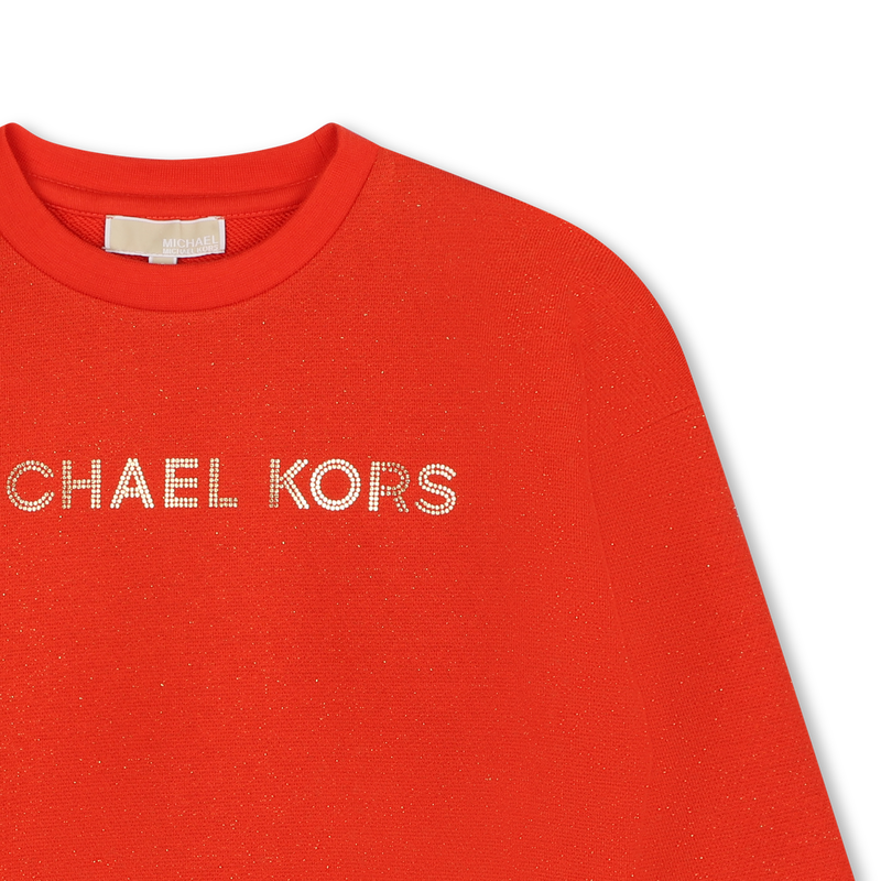 Glittery sweatshirt MICHAEL KORS 
                        GIRL