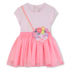 Bi-material dress BILLIEBLUSH 
                    GIRL