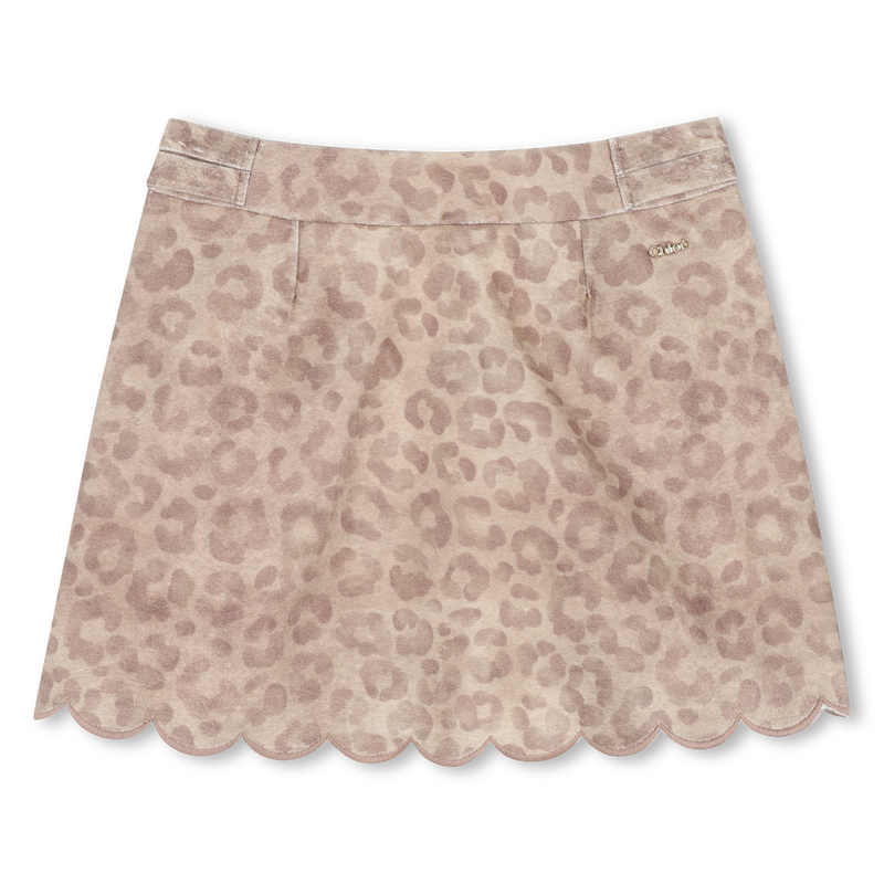 Short skirt with leopard print CHLOE 
                        GIRL