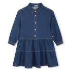Denim shirt-collar dress BILLIEBLUSH 
                    GIRL