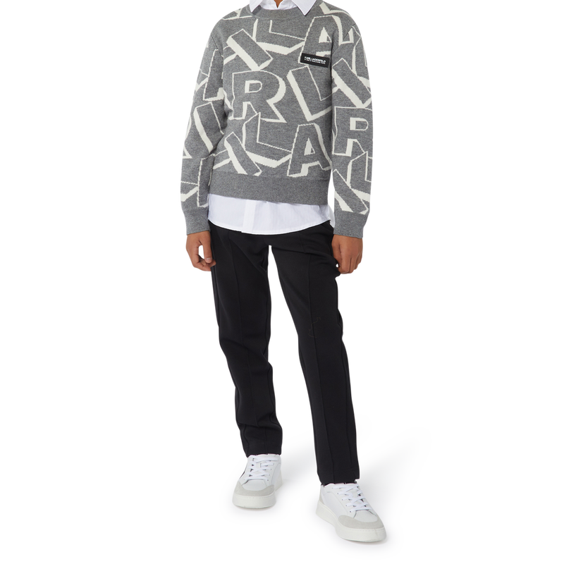 Pleated trousers KARL LAGERFELD KIDS 
                        BOY