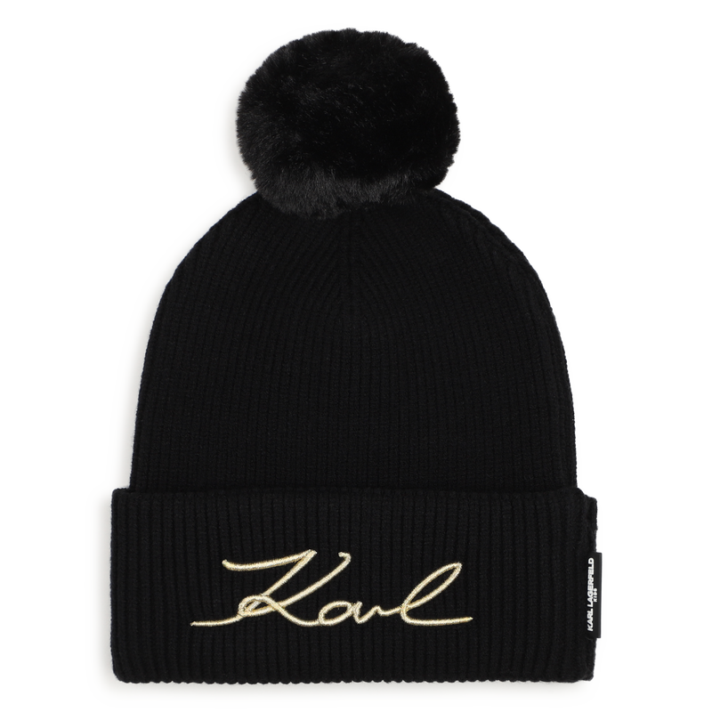 Hat and neck warmer set KARL LAGERFELD KIDS 
                        GIRL