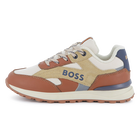 Lace-up sneakers, SAND, hi-res