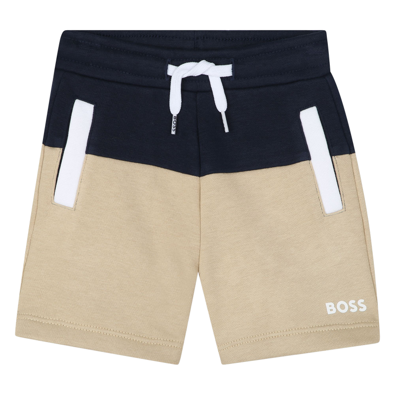 Two-tone fleece shorts BOSS 
                        BOY