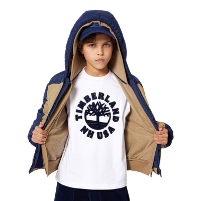 Hooded jogging cardigan TIMBERLAND BOY