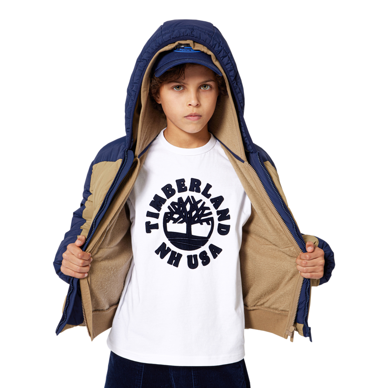 Hooded jogging cardigan TIMBERLAND 
                        BOY
