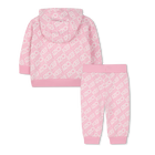 Fleece cardigan and trousers KENZO KIDS 
                    GIRL
