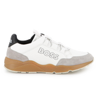 Faux and canvas sneakers BOSS 
                    BOY